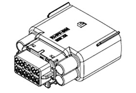Uszczelka do złącza samochodowego Złącze hermetyczne MX150 Molex 16 -pinowe Męski