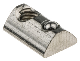 Część łącząca Nakrętka do rowków typu T Rozmiar rowka 5mm RS PRO Element mocowania i łączenia Rozmiar gwintu M5