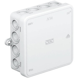 OBO Bettermann 2000378 Junction Box 100x100mm 8 Inserts 7-14mm Cable