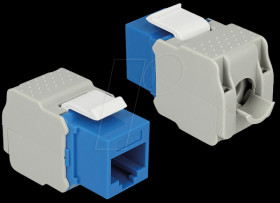 86343 Keystone module RJ45 socket &gt; LSA Cat.6 UTP