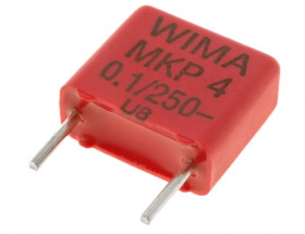 KS 100NF 250V 4,5X9,5X10,3MM KOND.POLIPR