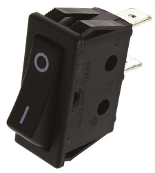 Przełącznik kołyskowy Wł.-wył. Nie 16 A SPST Czarny ZF