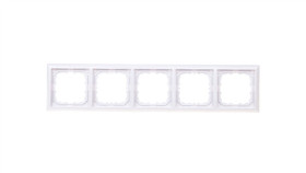 Kos66 Ramka Pięciokrotna Biała 660485