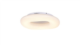 Lampa Sufitowa Minimalistyczna Abażurowa Z Serii Simone White K-4334 Kaja...