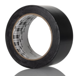 Taśma drogowa szerokość 50mm Czarny Taśma do wyznaczania ciągów komunikacyjnych 3M +29°C PVC grubość 0.125mm