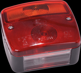 Trailer - tail light, 4 functions, includes bulb