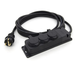 Przedłużacz budowlany 3-gniazdowy 16A 230V H05RR-F 3*2,5 15M 2OW16153