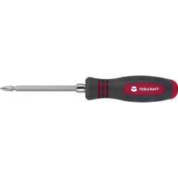 Toolcraft 1611630 8-in-1 Magnetiser Blade Slot/PH Screwdriver 125mm