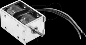 ITS-LX-2723-24VDC Solenoid bistable, 2723, 24 V DC, 30 W, frame solenoid with stra