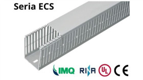 Korytko Grzebieniowe Samogasnące 40X25 Szare Z Pokrywą Pv Uv /2M/ Ecs4025...