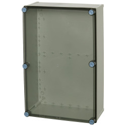 Fibox 8113078 CAB PCQ 60x40x21cm T cabinet Enclosure, PC Smoke transparent cover