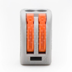 Szybkozłączka 2x 0,75-2,5mm2 z dźwigniami zwalniającymi