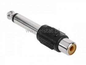 Jack 6,3 - GN RCA mono plastik