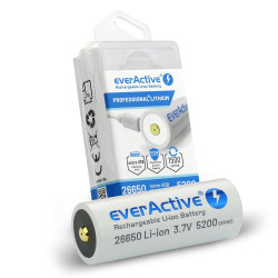 Akumulator everActive 26650 3,7V Li-ion 5200mAh micro USB z zabezpieczeniem BOX