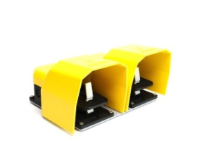 Podwójny wyłącznik nożny z osłoną z metalu 2(1NO+1NC), T0-PDKA22BB10