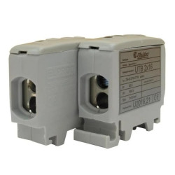 Złączka uniwersalna (Al/Cu) UTB 2×16 - Szara