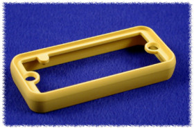 Aperture, ABS, (L x W x H) 54.13 x 26.14 x 8.99 mm, yellow, for series 1455C, 1455CBY-10