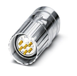 Złącze wielostykowe przemysłowe 7-pinowe M23 Montaż na kablu Wtyczka Phoenix Contact