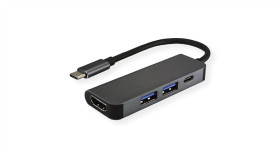 Value Stacja Dokująca Usb Typu C, Hdmi 4K, 2X Usb Typu A + Pd Typu C