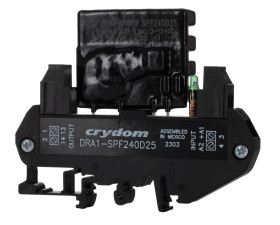 Przekaźnik półprzewodnikowy Sensata / Crydom 10 A rms 280 V AC SPNO, montaż na szynie DIN