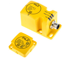 Bezdotykowy wyłącznik bezpieczeństwa, 24 V DC, IP67, 74 x 40 x 40 mm, Kategoria 4 (EN ISO 13849-1), Pilz