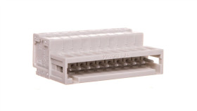 Gniazdo Mcs-Mini Classic Pinowe 10-Torowe Raster 3,5Mm Jasnoszare 734-310...