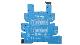 Wąskoprofilowe Gniazdo 6,2Mm Do Przekaźników Serii 34 – Masterbasic 6-24V Dc,...