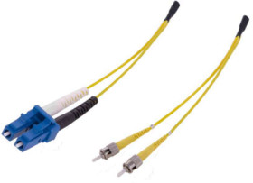 FO duplex patch cable, LC to 2x ST, 4 m, G657A1, singlemode 9/125 µm, 33014120400008