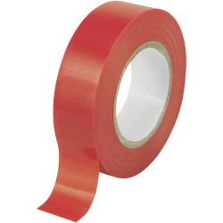 TruComponents 524762 Electrical tape Red (L x W) 20 m x 19 mm