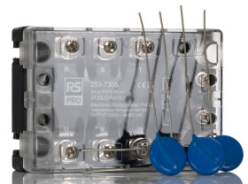Przekaźnik półprzewodnikowy Montaż panelowy, Montaż powierzchniowy 50 A RS PRO 600 V rms SCR SPST