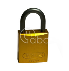 Kłódka LOTO z aluminiową szeklą 25 mm, żółta (6 szt.), 814068