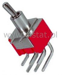 MTS 202 Przeł.hebel. ON-ON (2x) 2-pozycyjny kątowy