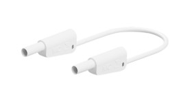 Przewód pomiarowy 66.2014-07529, 32A, 600 → 1000V, kolor: Biały, dł. 75cm, Staubli