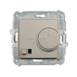 ICON Mechanizm elektronicznego regulatora temperatury z czujnikiem powietrznym taupe 60IRT-2