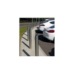 Replenishh 65-3370 Fixed Bollard 1000x89mm Stainless Steel Concrete In Mitre Top