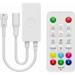 Sterownik LED RGB WS2811 SP648E Bluetooth taśmy cyfrowye MAGIC, 5-24V