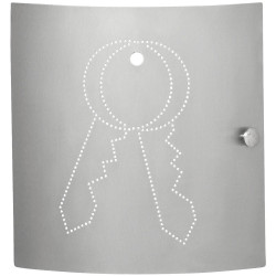 Burg Wächter 9410 Como Key Cabinet 22 Hooks Stainless Steel Silver-Black