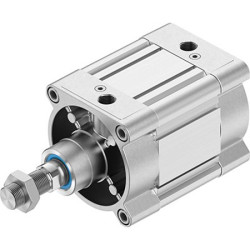 Siłownik pneumatyczny z tłoczyskiem skok: 25mm Festo Ø 125mm dwustronnego działania Action DSBC-125-25-D3-PPVA-N3 G 1/2