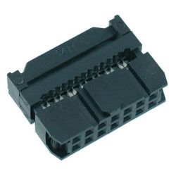 14-Way IDC Cable Mounting Socket 2.54mm Pitch