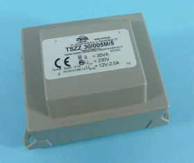 TSZZ-30/005M5 12V/2,5A TRAFO PCB