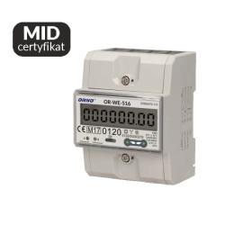 Licznik energii elektrycznej 3-fazowy RS485 MID 80A OR-WE-516