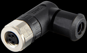 42-00028 SAL M8 x 1, 4-pin, socket, angled