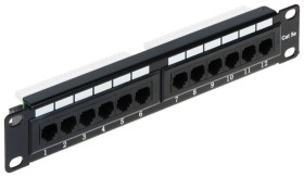 Patch panel RACK 10cali 12xRJ45 PP10-12/RJ