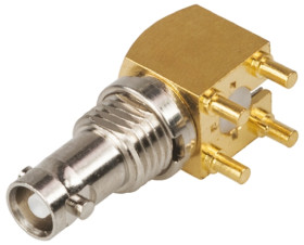 Złącze koncentryczne Montaż na panelu Żeński 75Ω typ złącza Złącze HD-BNC 4.5GHz Przepust