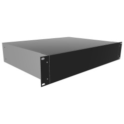 Hammond RM2U1913SBK Rack Mounted Enclosure 330x421x89mm Aluminium Black