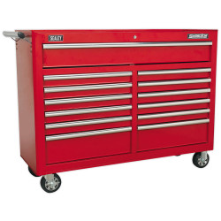 Sealey AP5213T Rollcab 13 Drawer with Ball Bearing Runners - Red