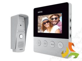 Wideodomofon kolorowy "EURA" VDP-19A3 "HELIOS" 4,3" srebrny A31A119 EURA-TECH