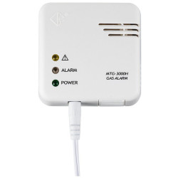 Czujnik gazu LNG/LPG MTG-3000H 12V 230V ziemnego certyfikowany, wysoka jakość