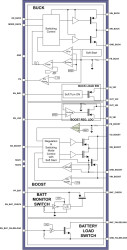 Power Management IC (PMIC) with battery monitor switch for wireless accessories