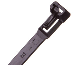 Opaska kablowa otwierana wielokrotnie 200x7,5mm czarna BMWN5350E /100szt./
